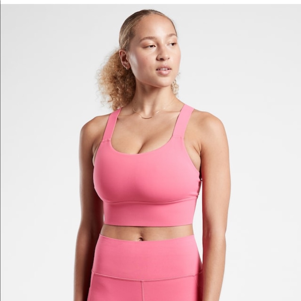 Athleta Pink Sports Bra